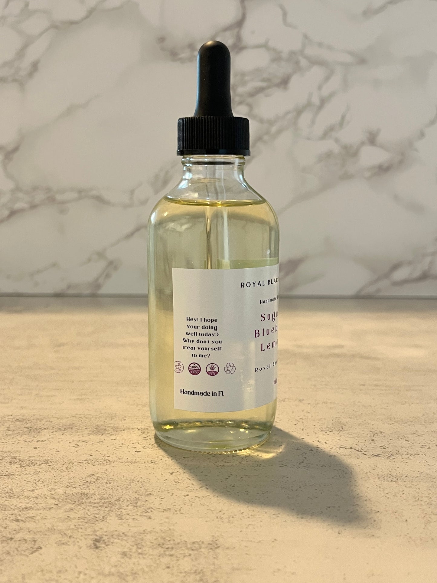 Sugared Blueberry Lemons Royal Body Glaze