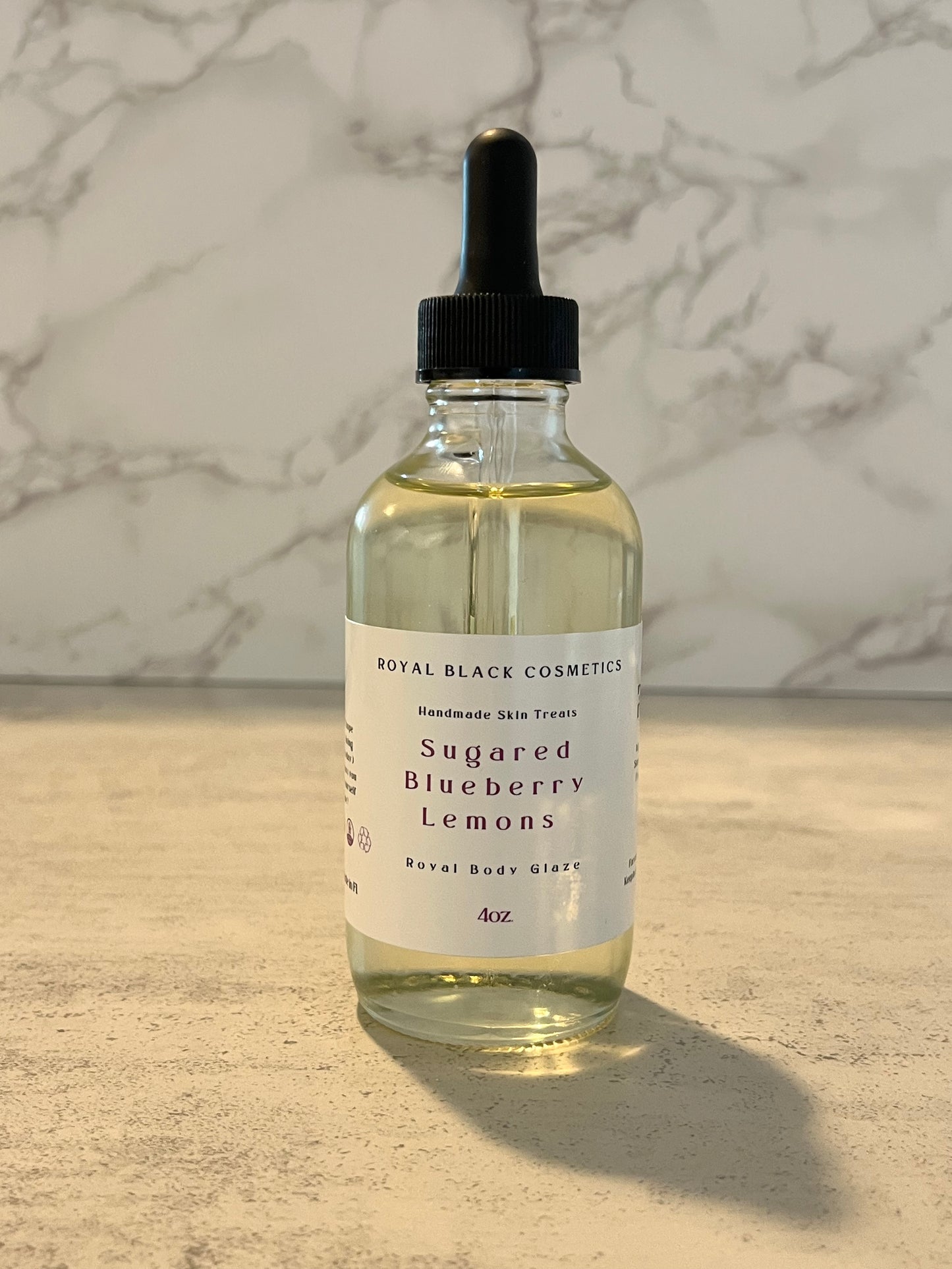 Sugared Blueberry Lemons Royal Body Glaze