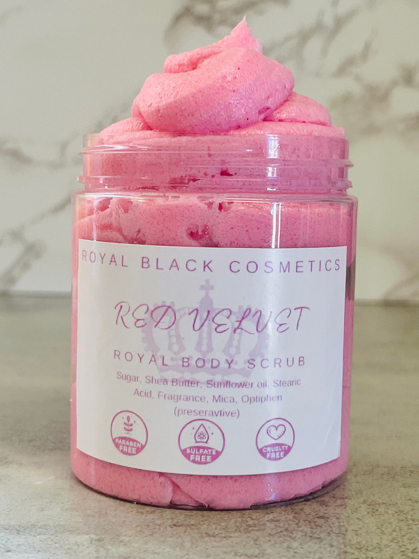 Red Velvet Foaming Scrub